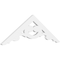 Ekena Millwork Pitch Robin Architectural Grade PVC Gable Pediment, 36"W x 12"H x 1"P (8/12) GPP036X012X100ROB - alternate 1
